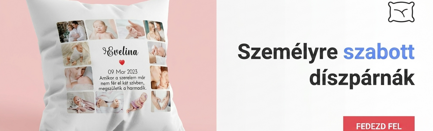 Személyre szabott dekoratív párnák