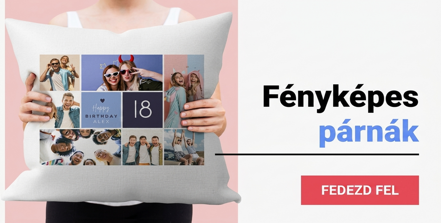 Személyre szabott párnák fotókkal