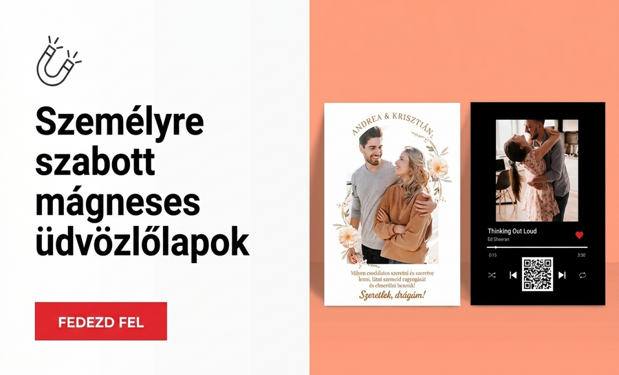 Személyre szabott mágneskártyák