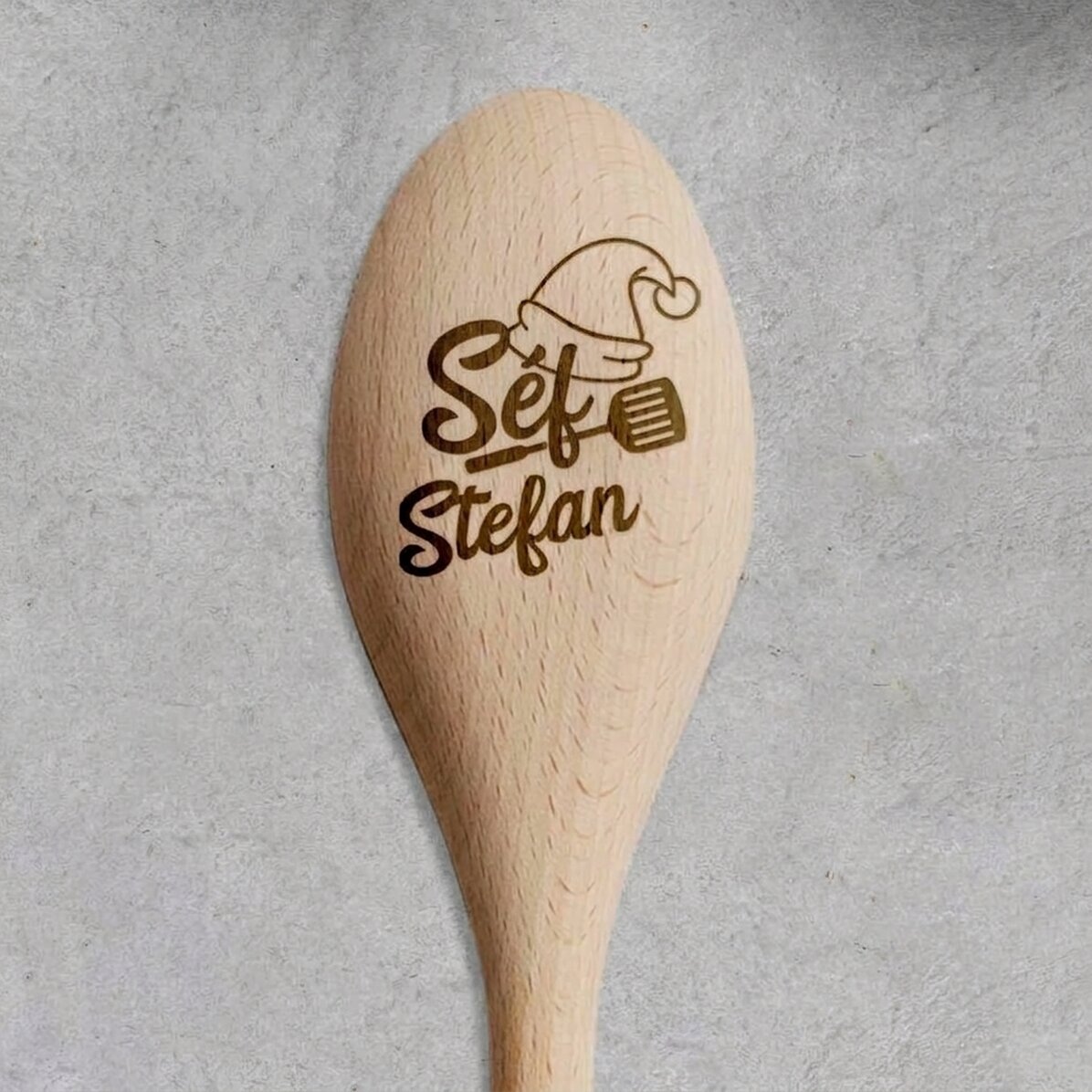 Személyre szabott fakanál - Karácsonyi séf