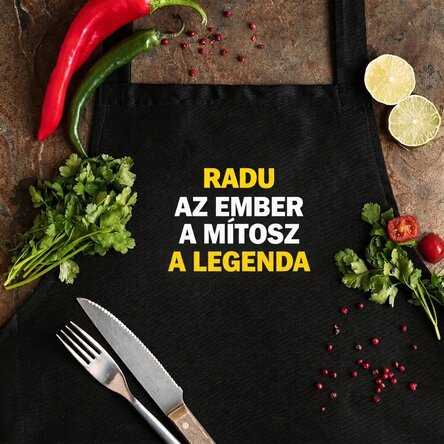 Személyre szabott rendezés szöveggel - A legenda