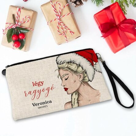 Személyre szabott sminkkészlet Glamorous Christmas felirattal
