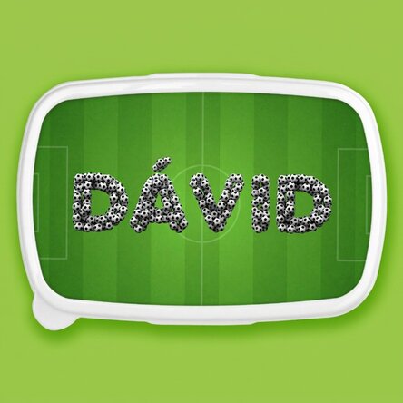 Ebéddoboz, névvel személyre szabva - Futball