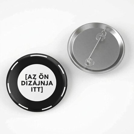 Saját tervezésű, személyre szabott kitűző