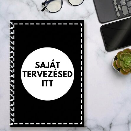 Személyre szabott jegyzetfüzet a grafikáiddal
