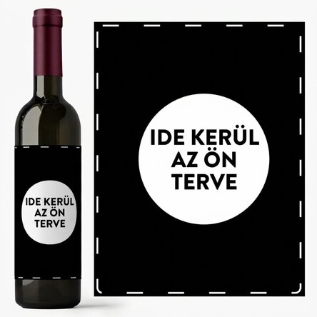 Személyre szabott bor a saját grafikájával