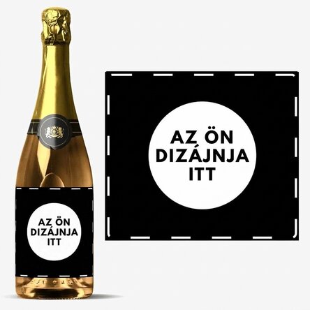Saját tervezésű, személyre szabott pezsgő