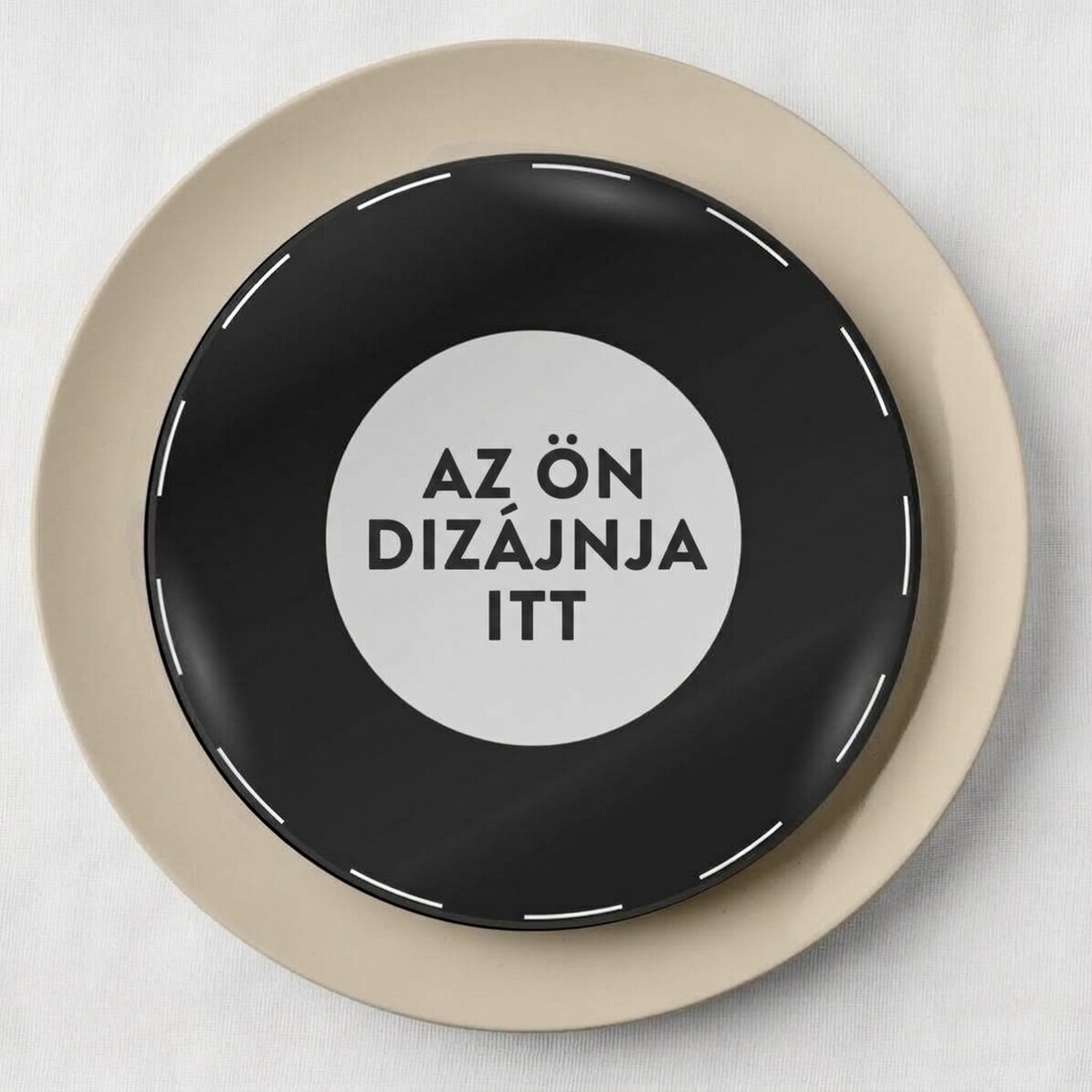 Saját tervezésű, személyre szabott tányér