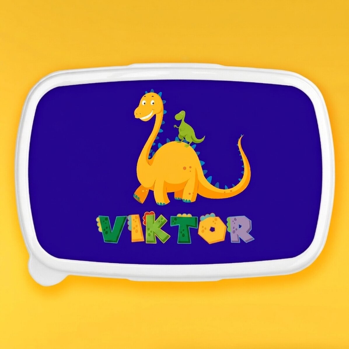 Ebéddoboz, névvel személyre szabva - Dino