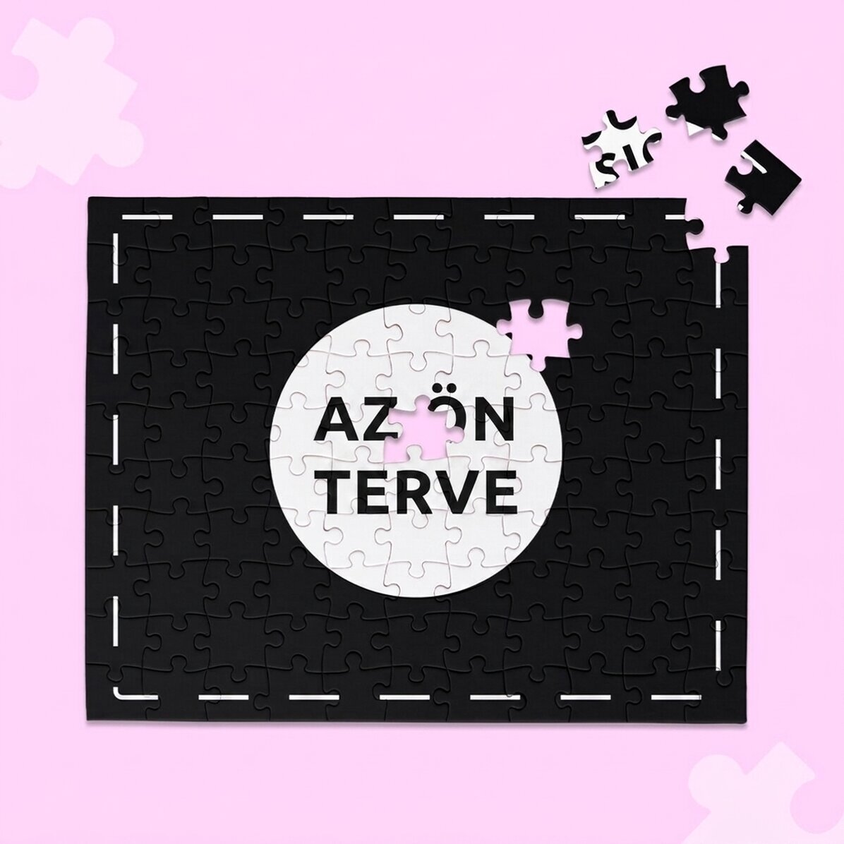 Személyre szabott puzzle saját tervezéssel 24x19 cm