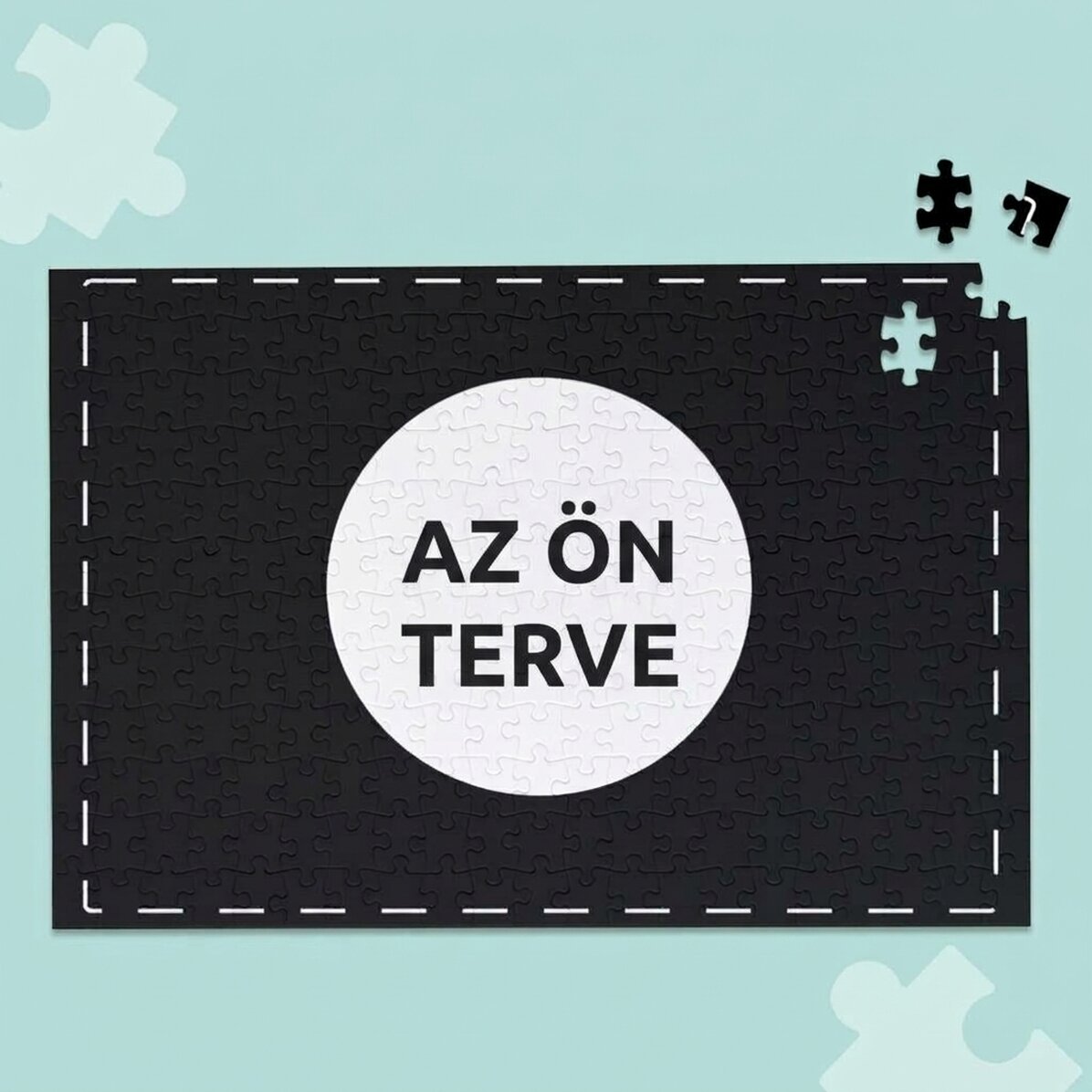 Személyre szabott puzzle saját tervezéssel 40x28,5 cm