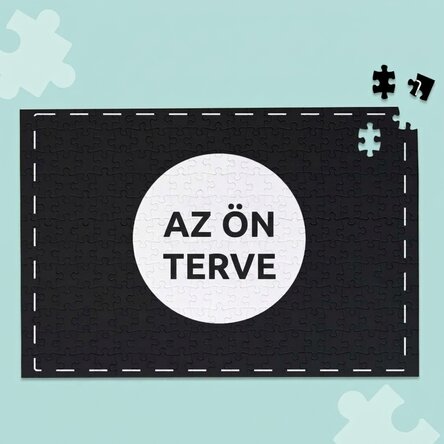Személyre szabott puzzle saját tervezéssel 40x28,5 cm
