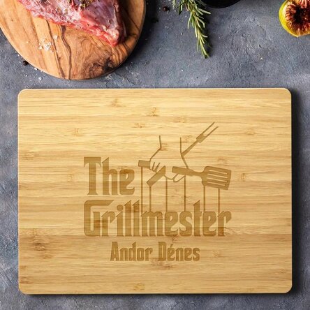 Személyre szabott húsdaráló szöveggel - The Grillfather