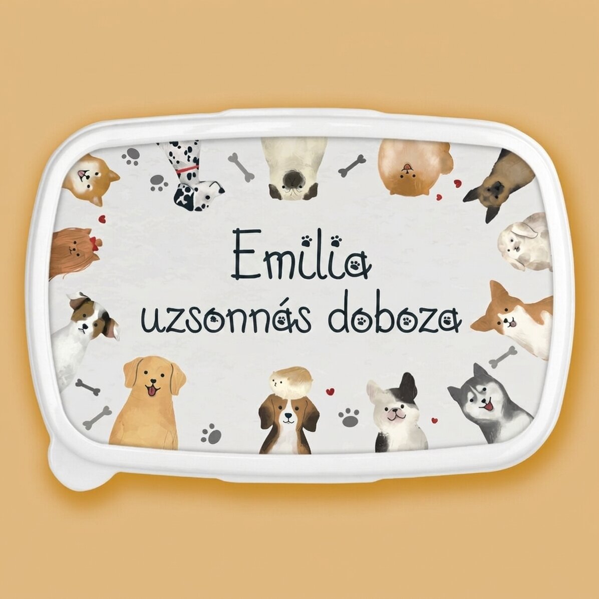 Ebéddoboz, névvel személyre szabva - Állatok