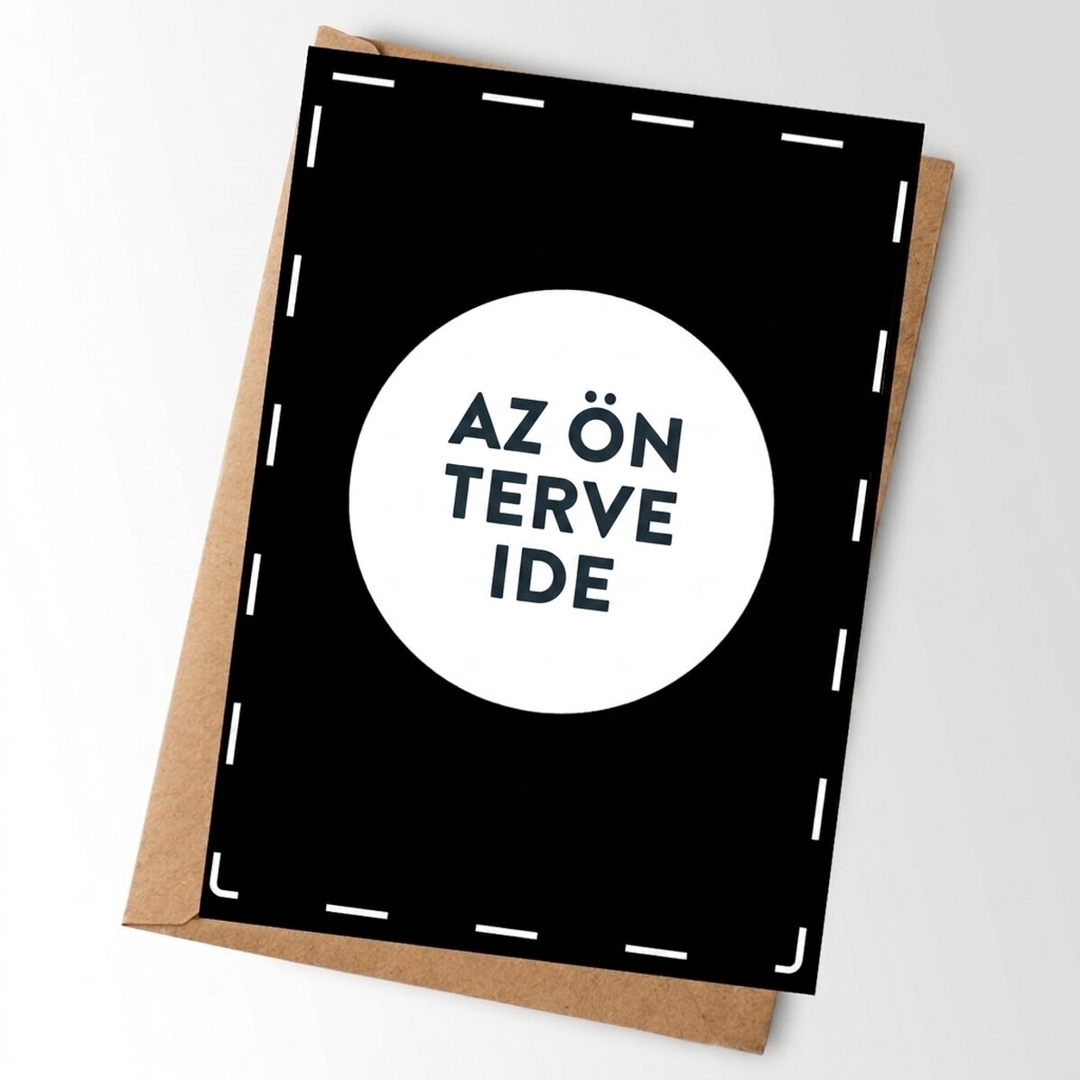 Személyre szabott kártya saját tervezéssel