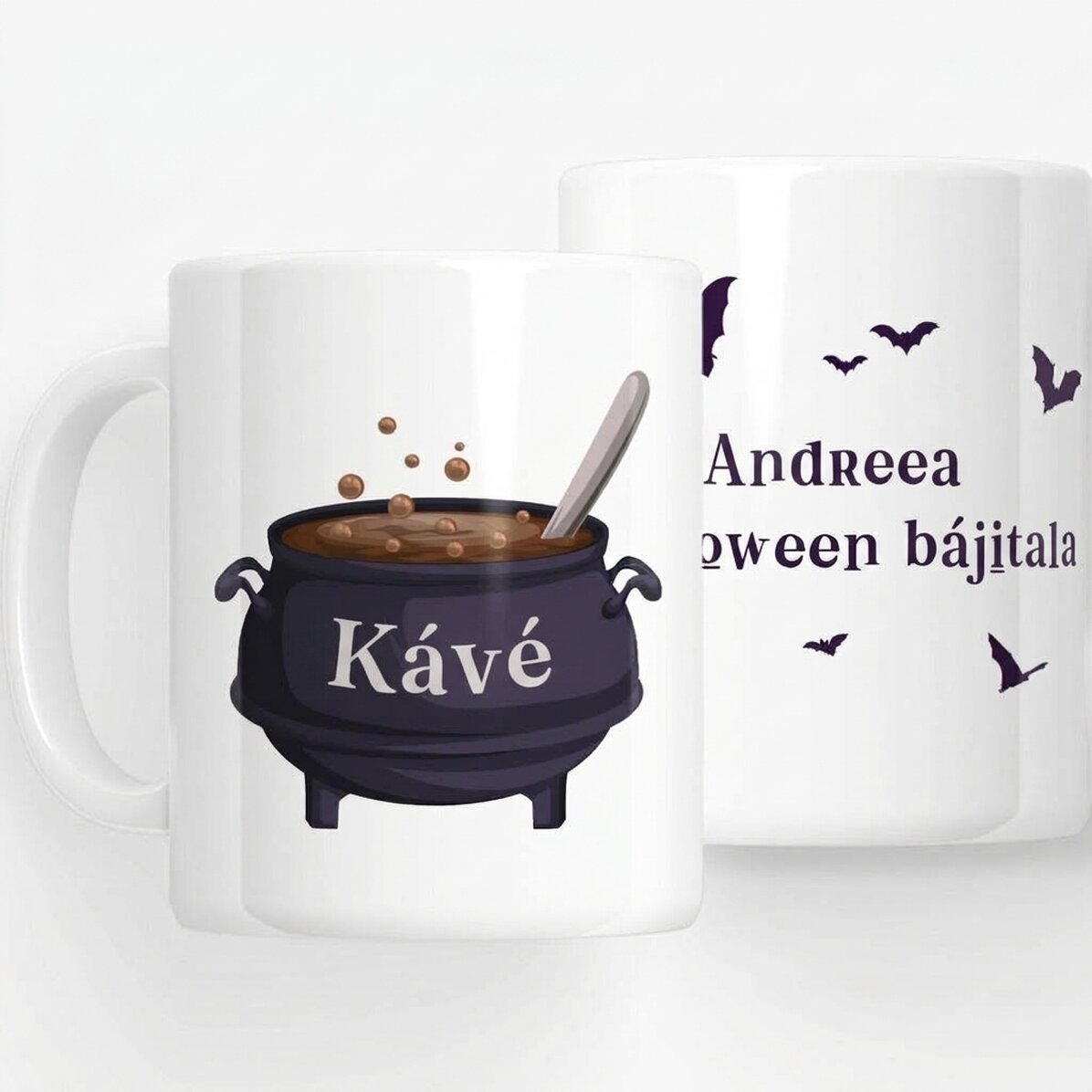Személyre szabott bögre szöveggel - Halloween Coffee
