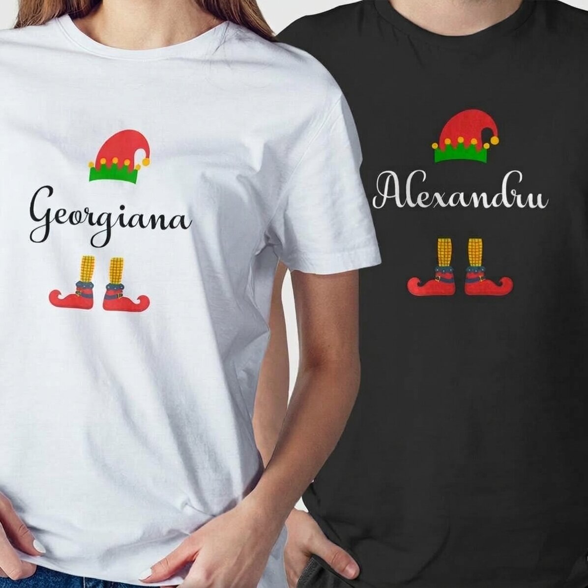 Egyedi pamut póló szöveggel - Mikulás manója