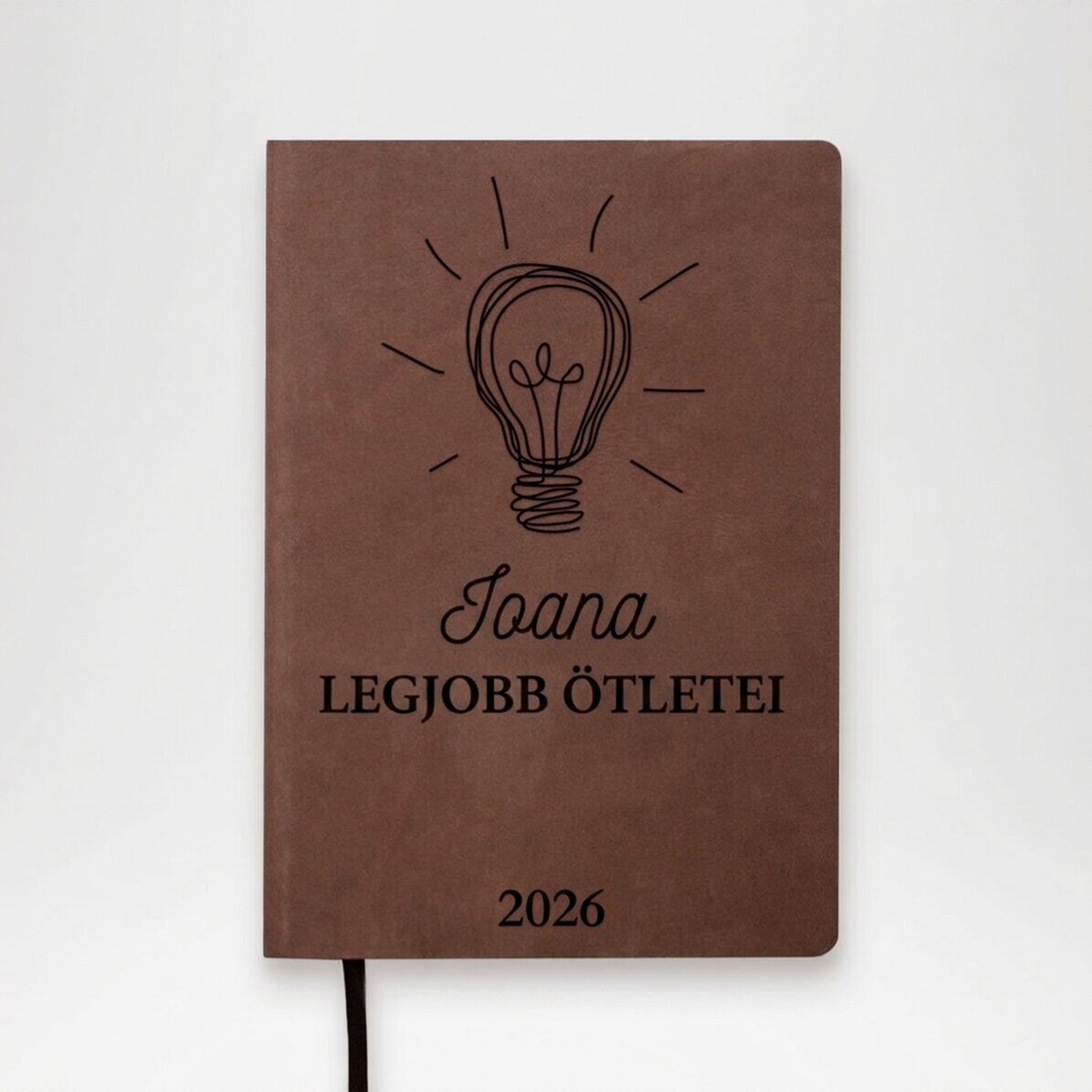 Személyre szabott bőr napló szöveggel - Az én ötleteim
