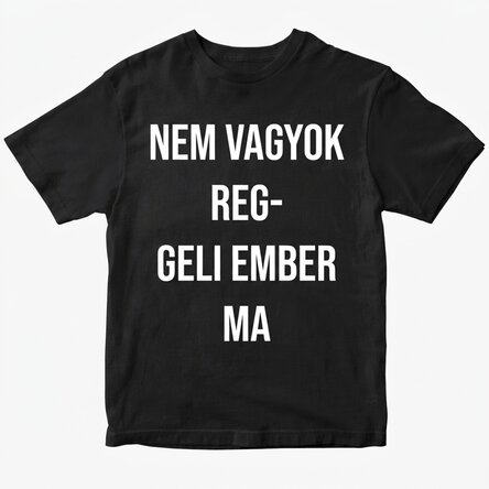 Egyedi pamut póló szöveggel