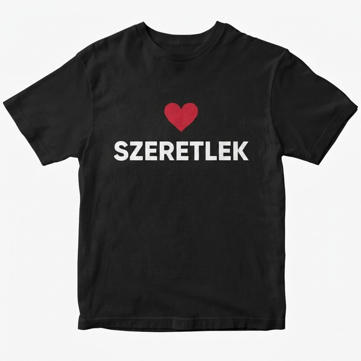 Egyedi pamut póló szöveggel - I love...