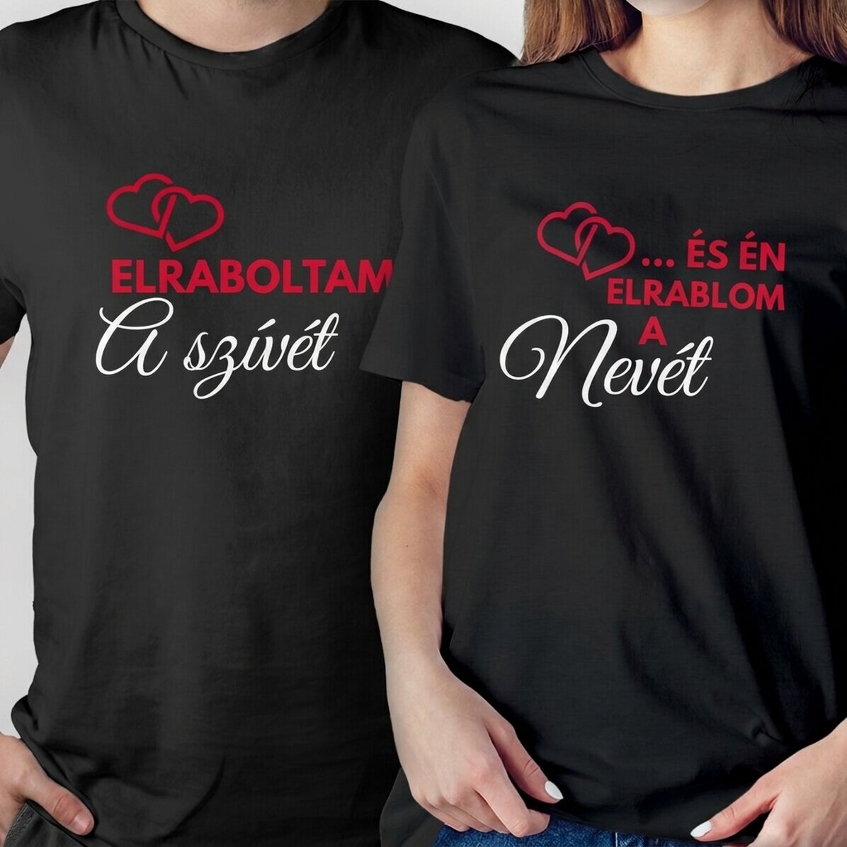 Egyedi pamut póló szöveggel - Ellopom