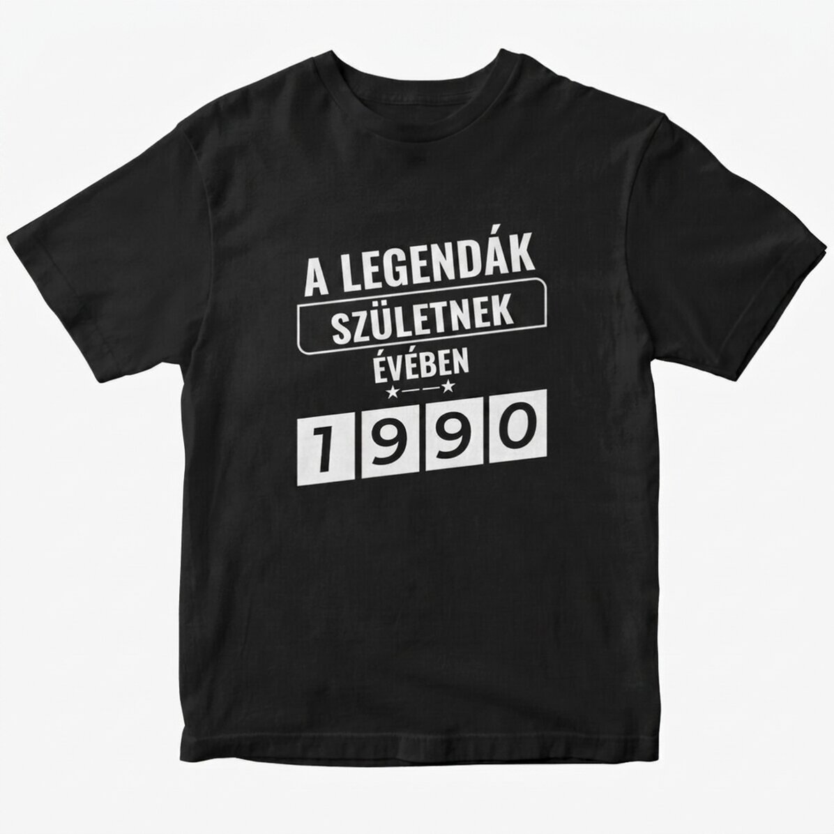 Egyedi pamut póló szöveggel - A legendák itt születnek