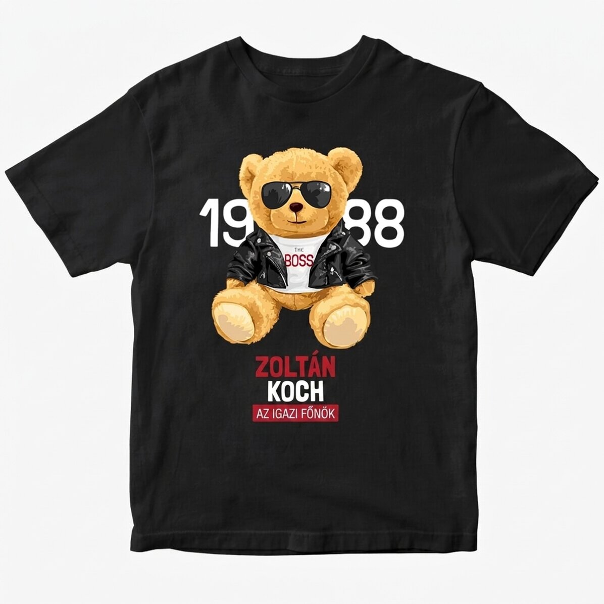 Egyedi pamut póló szöveggel - Like a boss