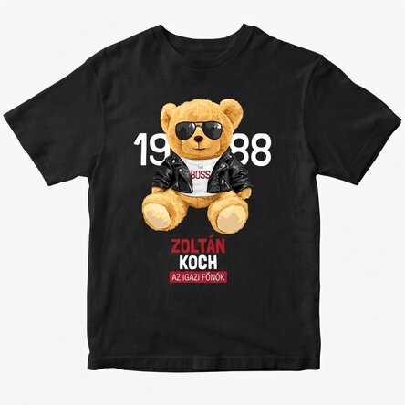 Egyedi pamut póló szöveggel - Like a boss
