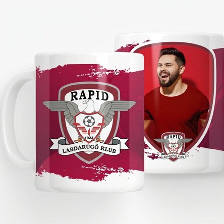 FC Rapid fotóval személyre szabott bögre - FC Rapid 1923