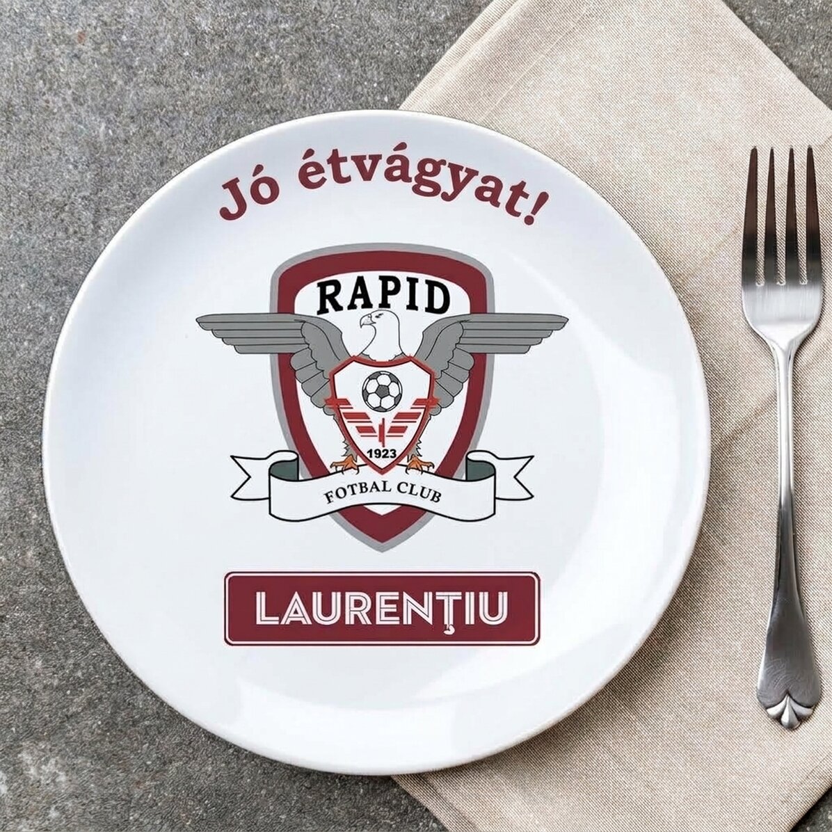FC Rapid névvel személyre szabott tábla