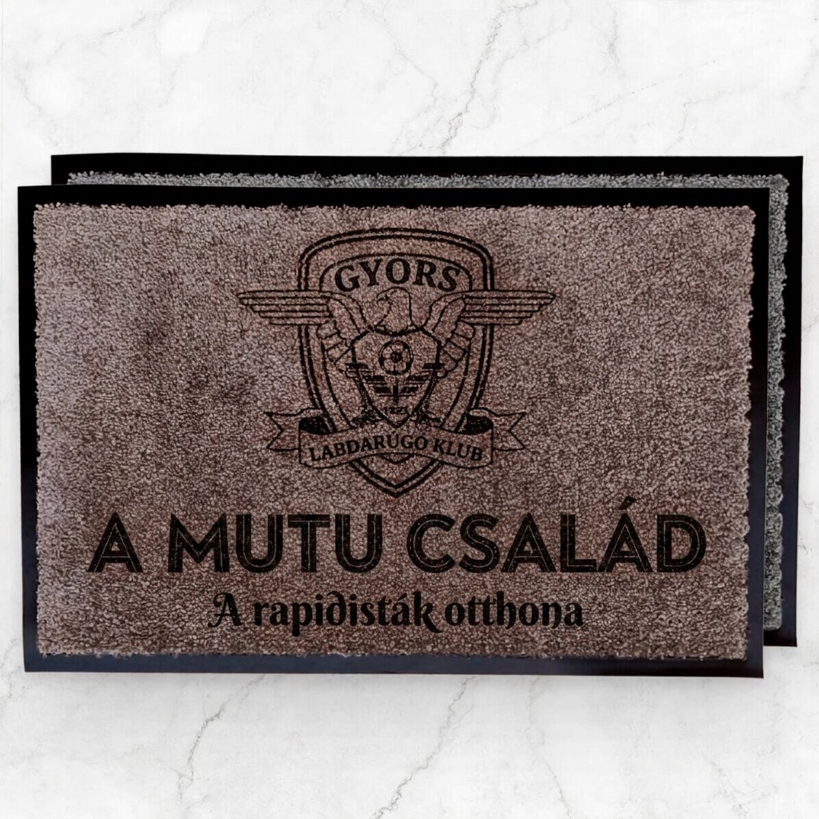 FC Rapid 1923 beltéri bejárati szőnyeg, névvel és szöveggel személyre szabva