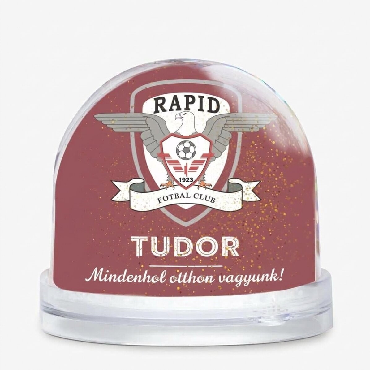 FC Rapid asztali földgömb, személyre szabott fotóval és üzenettel