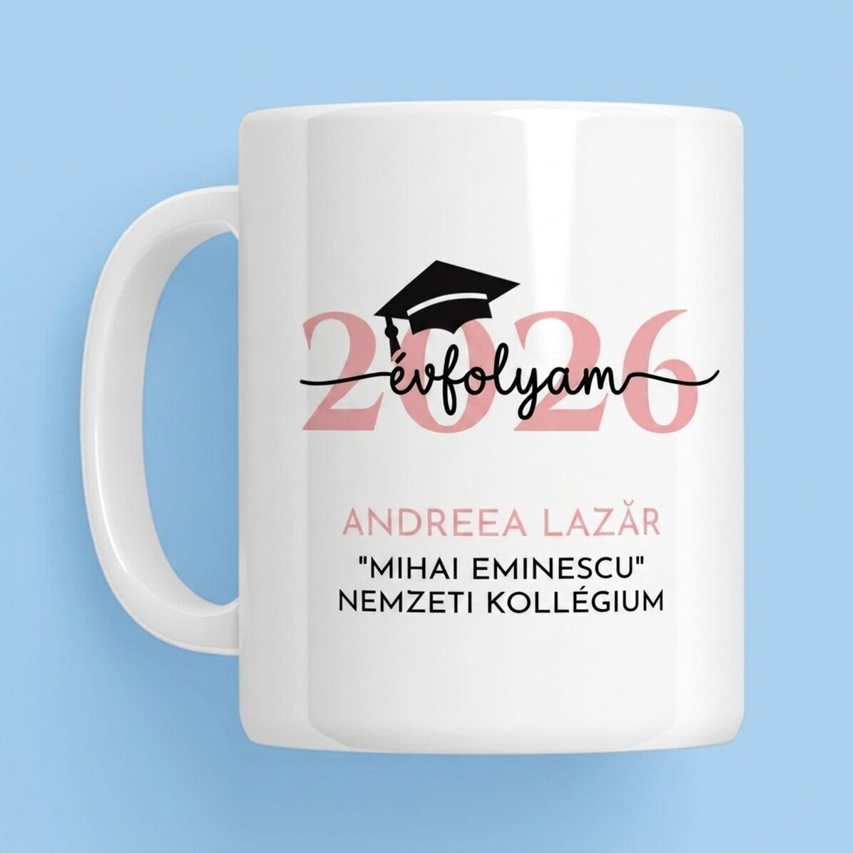 Személyre szabott bögre üzenettel - Érettségi