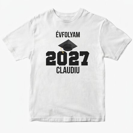 Egyedi pamut póló szöveggel - Érettségi