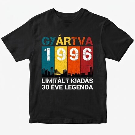 Egyedi pamut póló szöveggel - Made in