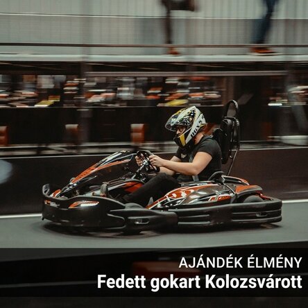 Adrenalinban gazdag ajándékélmény – Beltéri gokartozás Kolozsváron