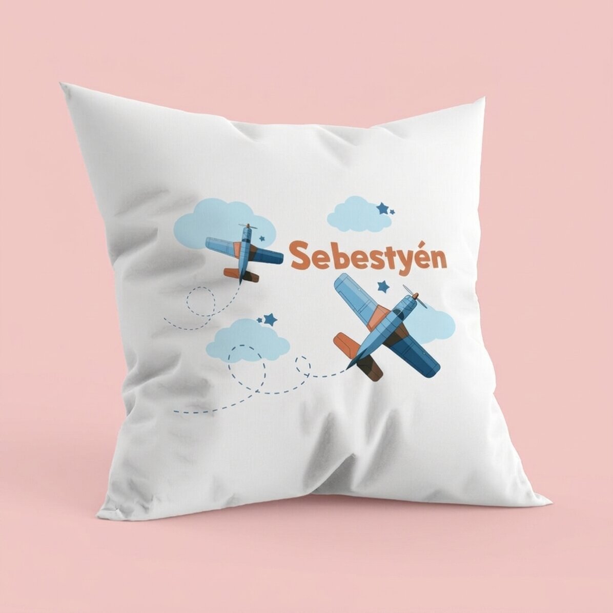 Személyre szabott párna szöveggel - Repülőgépek