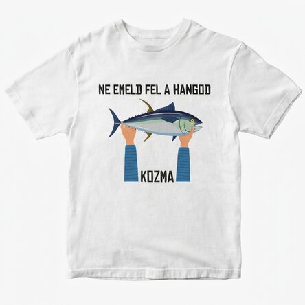 Egyedi pamut póló szöveggel - Ne emeld fel a hangodat!