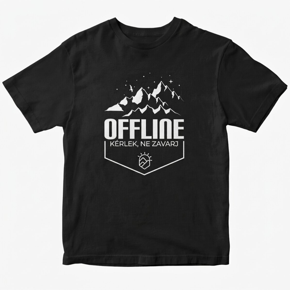 Egyedi pamut póló szöveggel - Offline