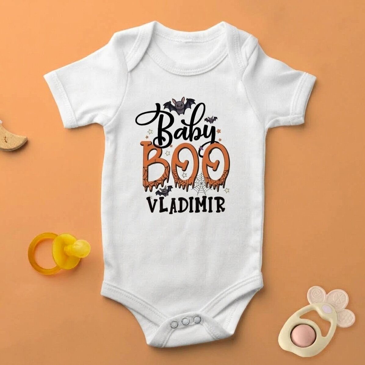 Személyre szabott baba body névvel - Baby Boo