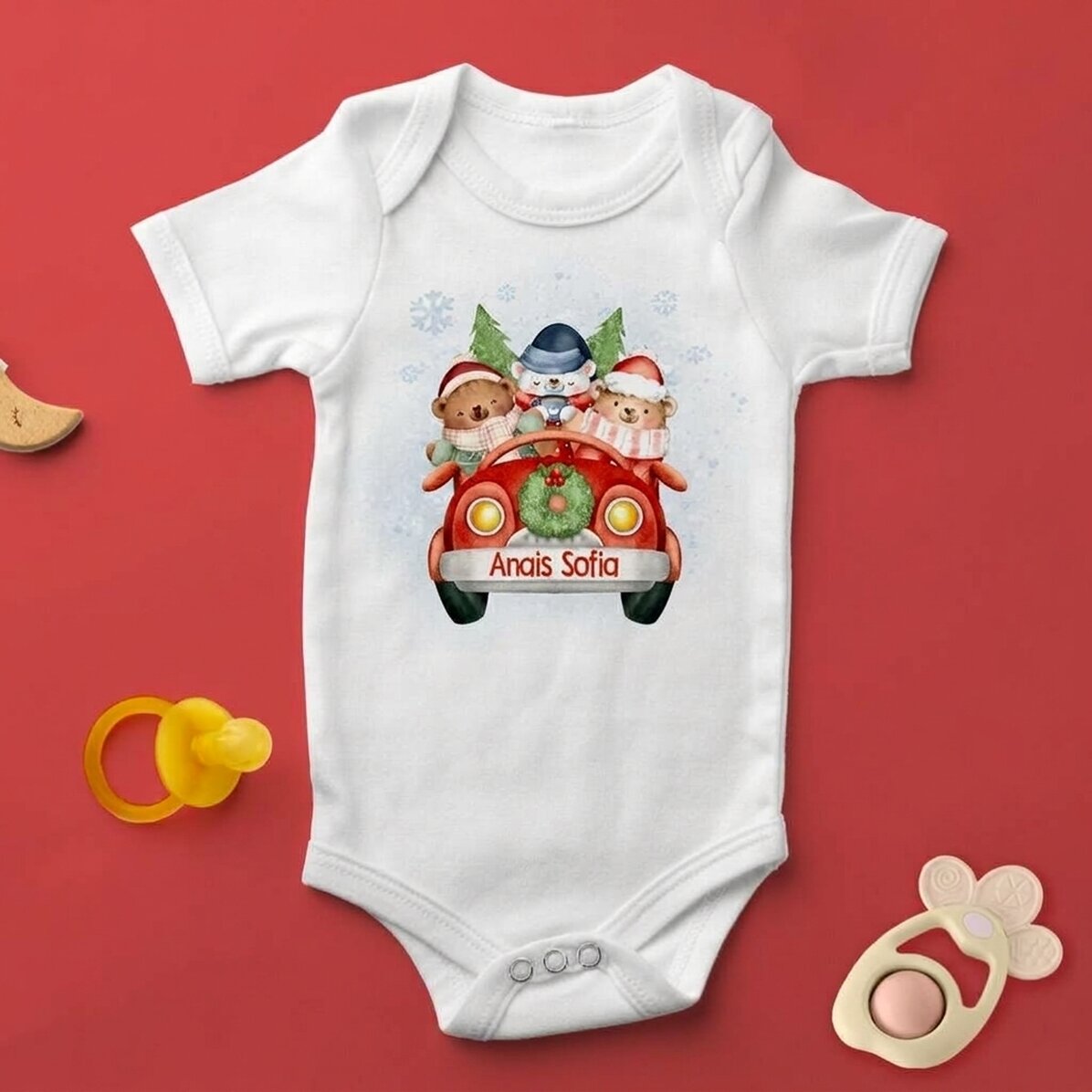 Személyre szabott baba body szöveggel - Karácsony