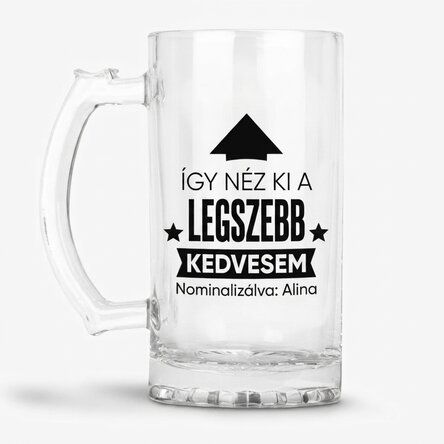 Személyre szabott söröskorsó szöveggel – Így néz ki