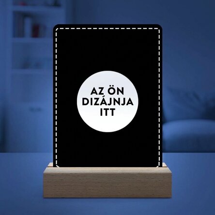 Személyre szabott LED éjszakai lámpa saját grafikával