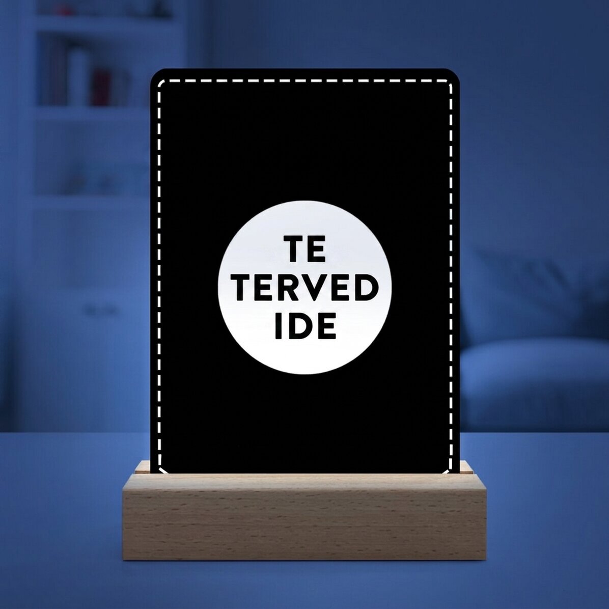 Személyre szabott LED éjszakai lámpa saját grafikával