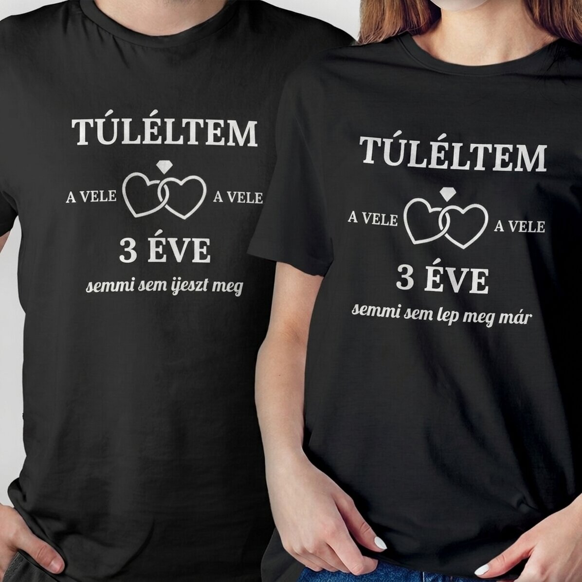 Egyedi pamut póló szöveggel - I SURVIVED (Túléltem)