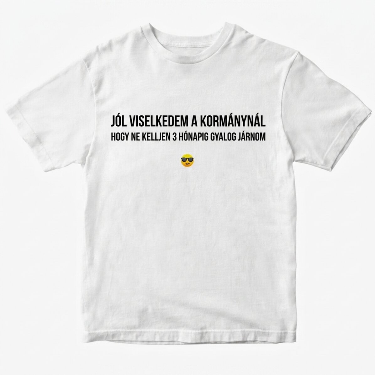 Egyedi pamut póló üzenettel