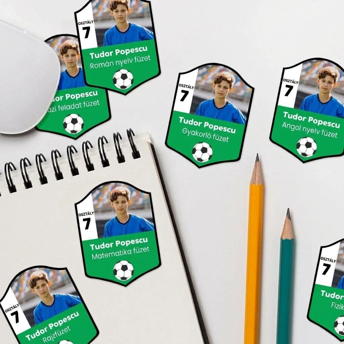 9 darabos egyedi matricakészlet (önragasztó címkék) – FIFA