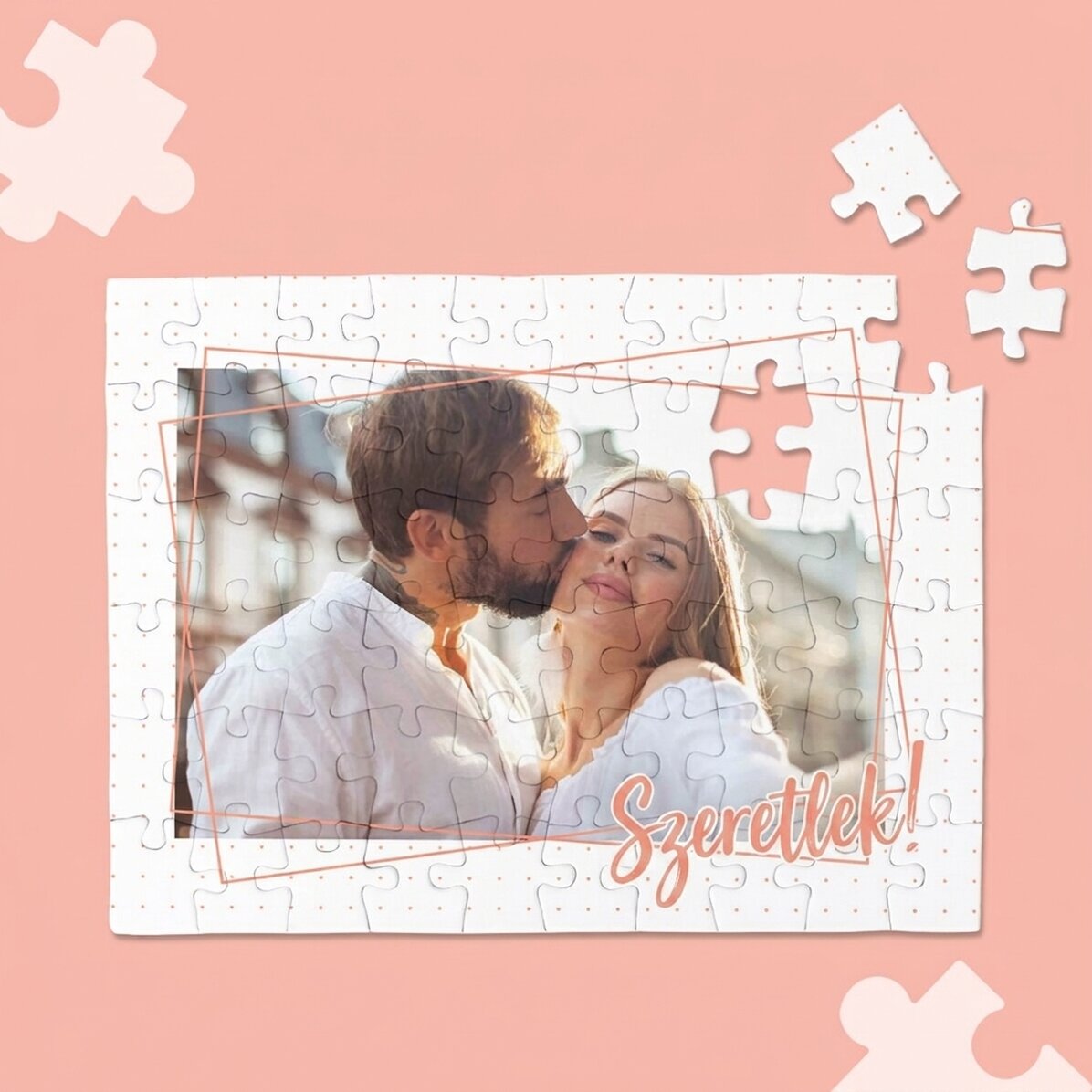 Személyre szabott puzzle fotóval - Szeretlek