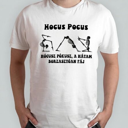 Egyedi pamut póló szöveggel - Hocus Pocus