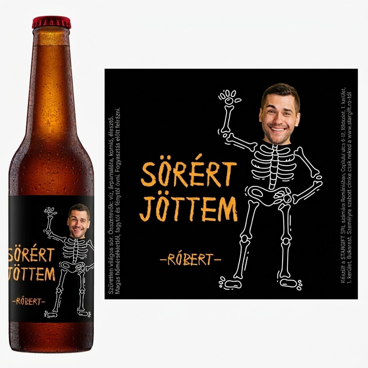 Személyre szabott sör fotóval és üzenettel – Itt a sörért
